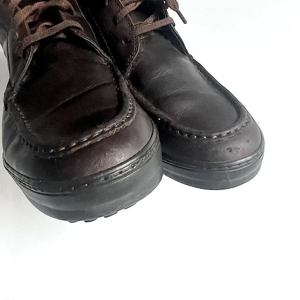 Tod's Brown Leather Lace Up Chelsea Boots Size Men’s 6.5 US